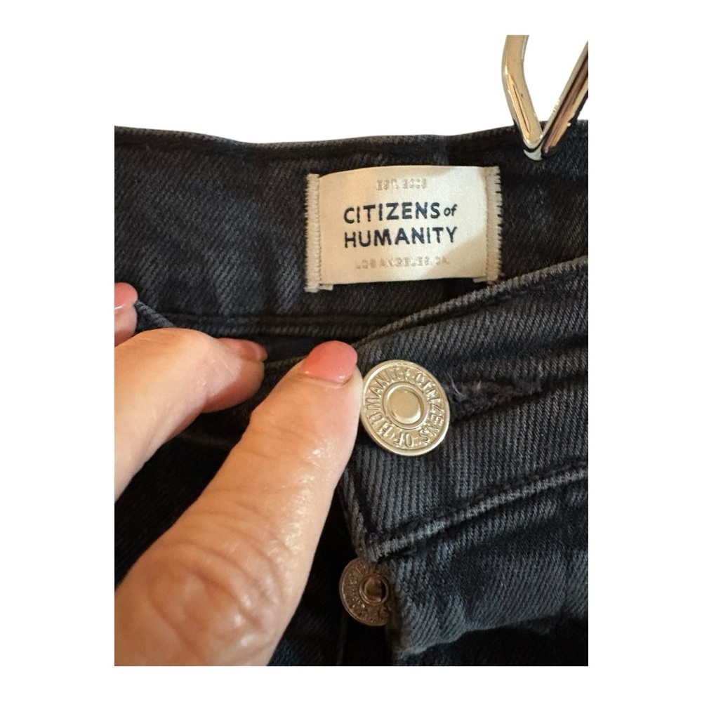 Citizens of Humanity women’s black jeans size 30/27 - Picture 4 of 5
